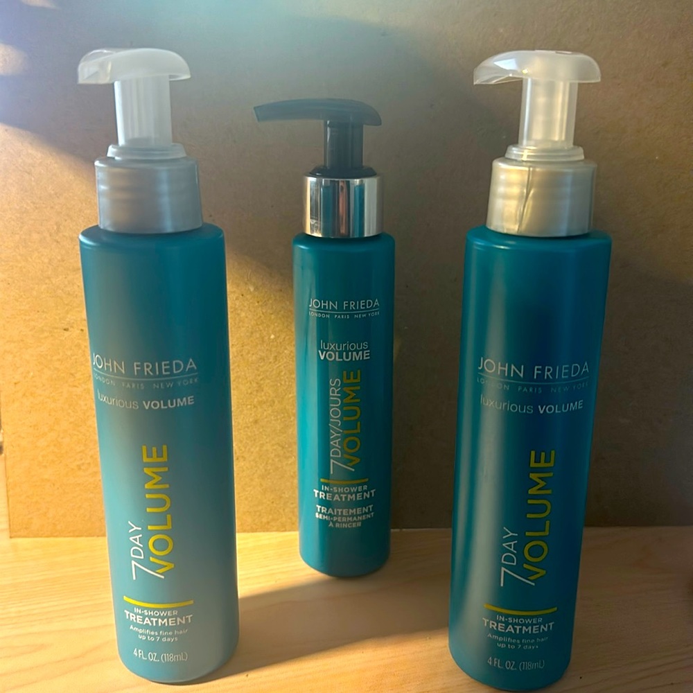 7 day volume 2 new never used and 1 free partially used